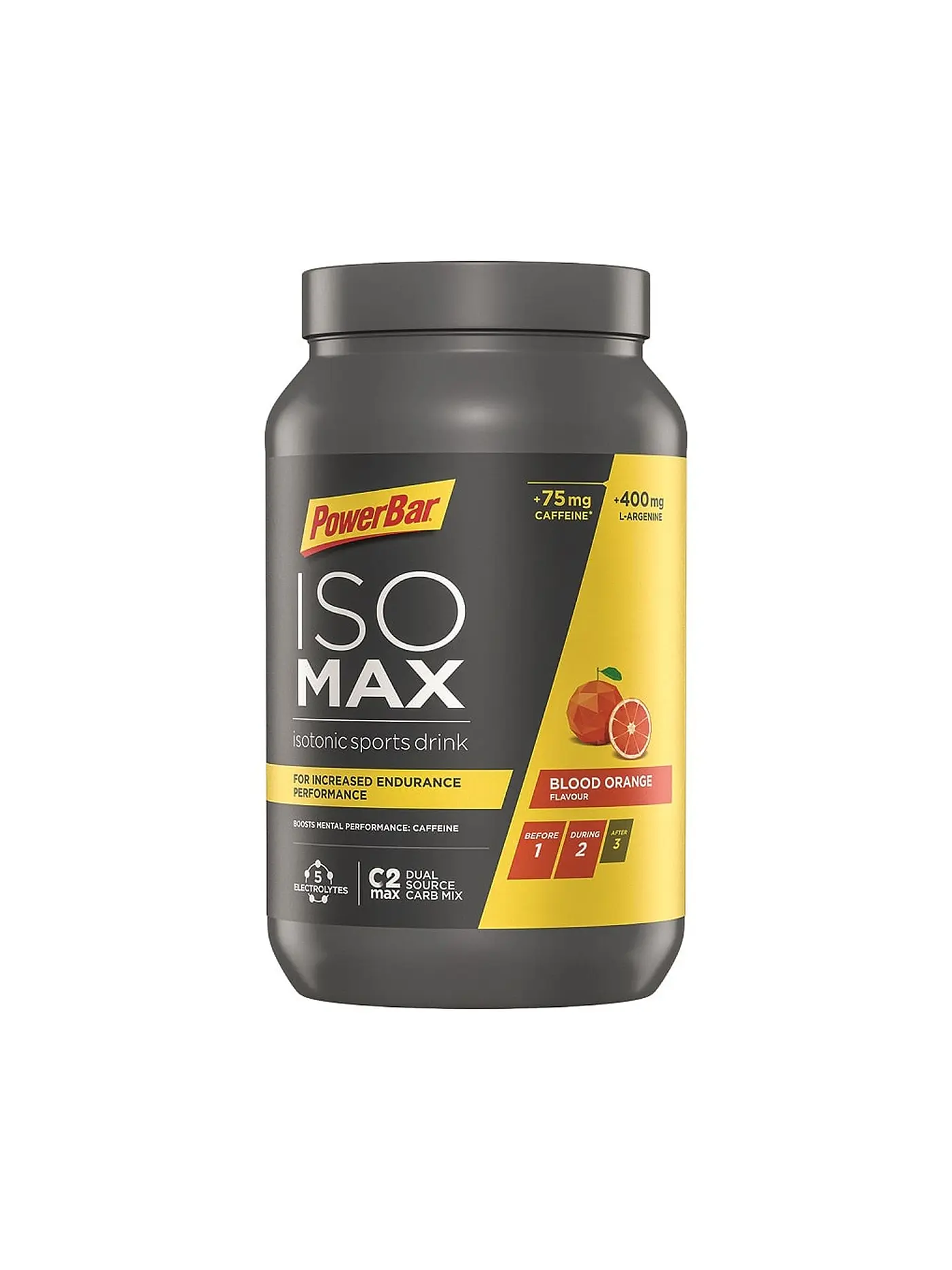 POWER BAR | Isotonisches Getränkepulver Isomax Blutorange 1200g | 